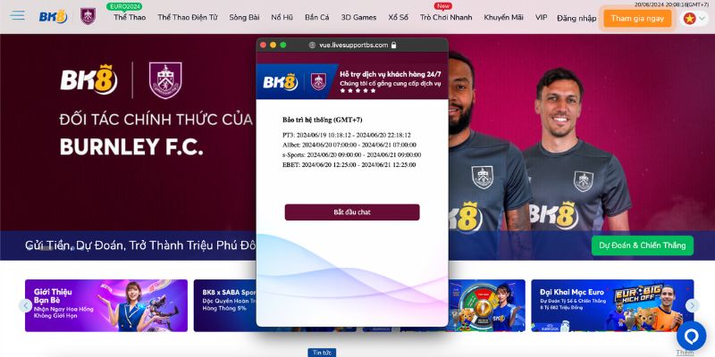 Nhân viên của Bk8 rất dễ thương